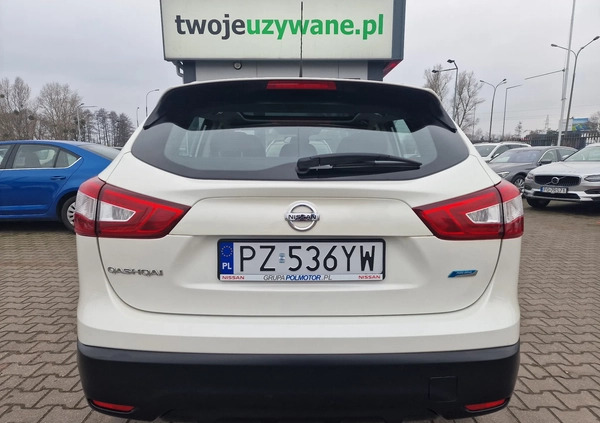 Nissan Qashqai cena 53500 przebieg: 105319, rok produkcji 2016 z Piaski małe 172